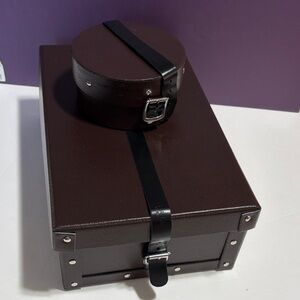 Alaia Brown and Black Leather Box Set